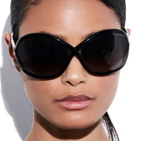 Tom Ford Accessories - Tom Ford Whitney Oversized Black Sunglasses